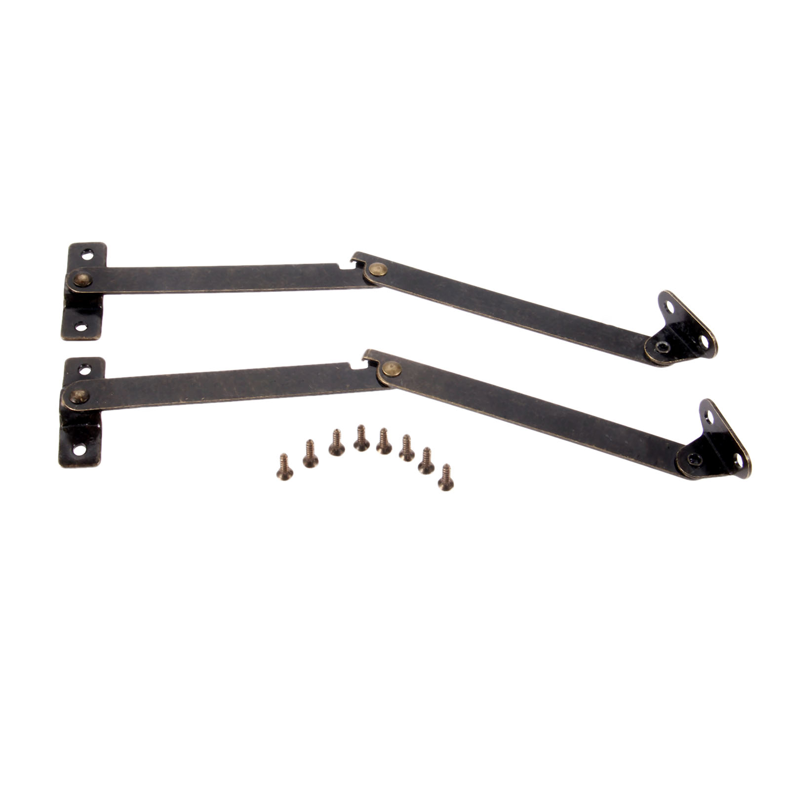 Furniture Hardware Antique - 2PCS Lid Support Hinges For Wooden
