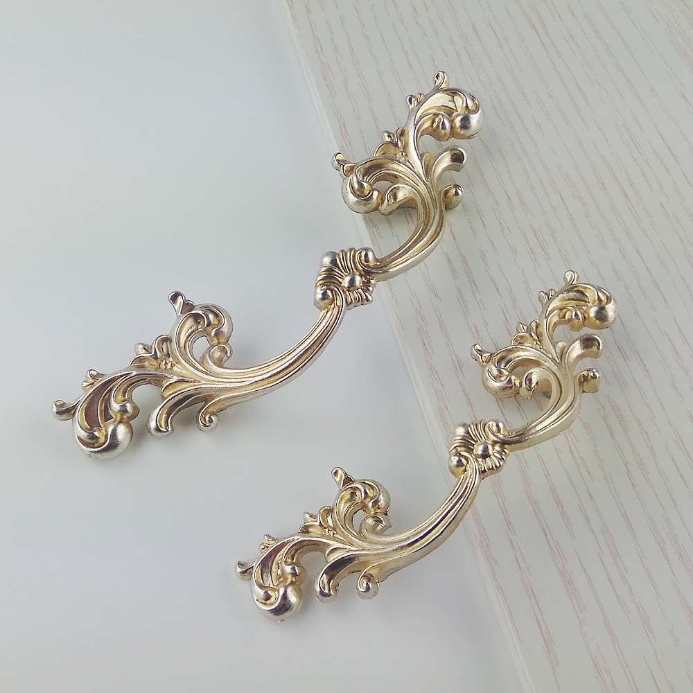 Furniture Hardware Vintage - Antique Silver Classic Furniture Hardware Handle