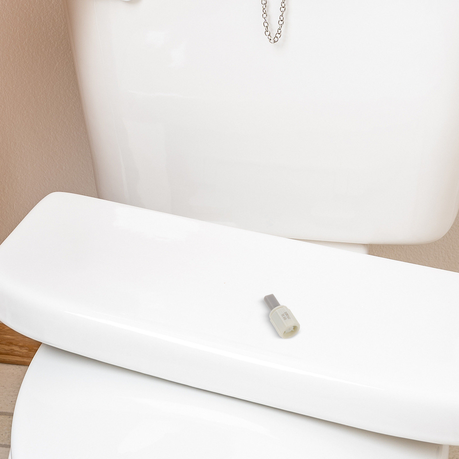 Soft Close Hinge - 4Pcs White Plastic Toilet Seat Damper