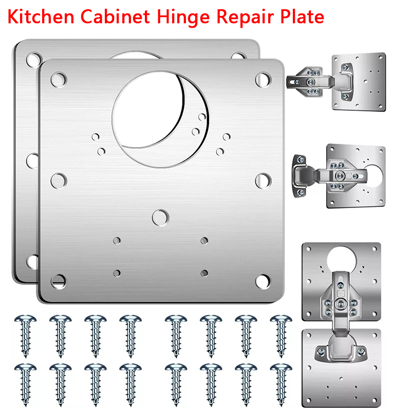 Furniture Hardware Repair - 2/10Pcs Sets Hinge Repair Plate Kitchen