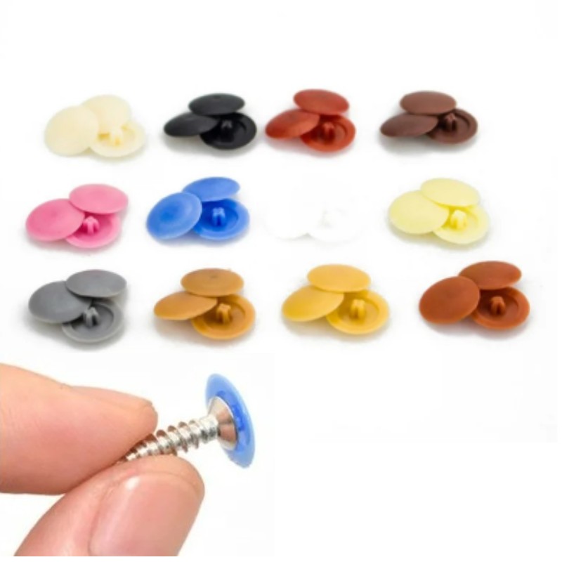 Furniture Hardware Covers - 100 Pcs/bag Plastic Nuts Bolts Covers