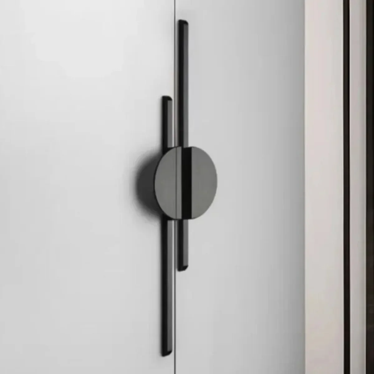 Restoration Hardware Furniture Used - Minimalist Style Semicircle Furniture Handles Black