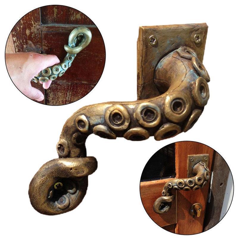 Furniture Hardware Jig - Vintage Octopus Door Knob Outdoor Hook
