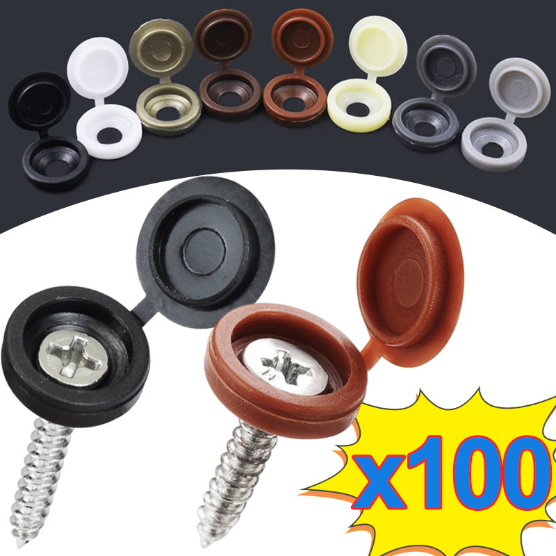 Furniture Hardware Covers - 10/500pcs Screw Decorative Cap Plastic Protective
