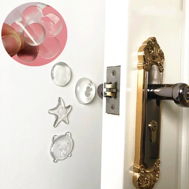 Furniture Hardware Knobs - 2pcs Mute door handle bumper guard