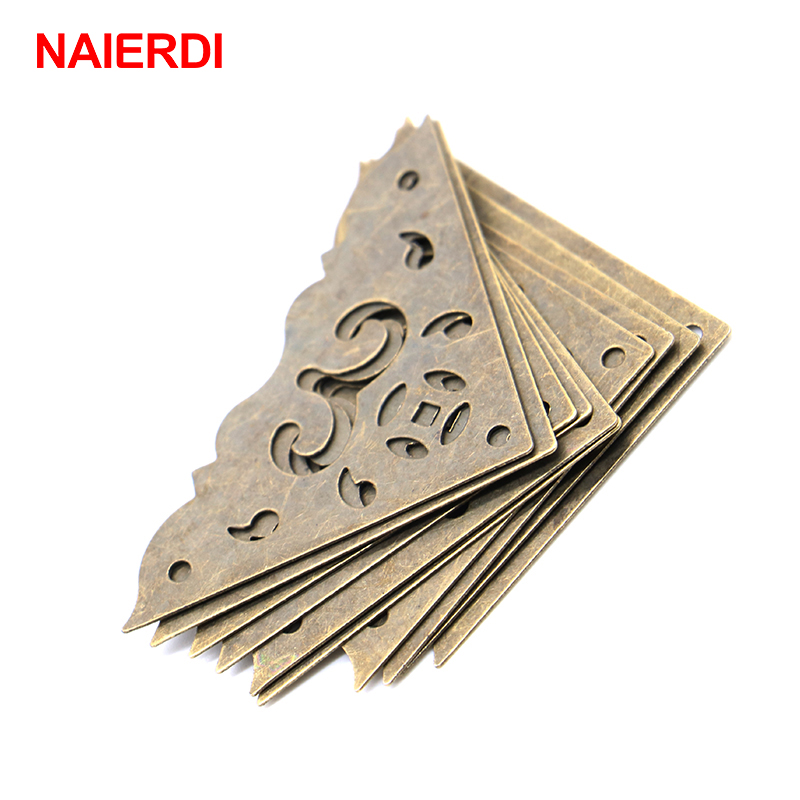 Furniture Hardware Antique - 30PCS NAIERDI Jewelry Box Corner Protector