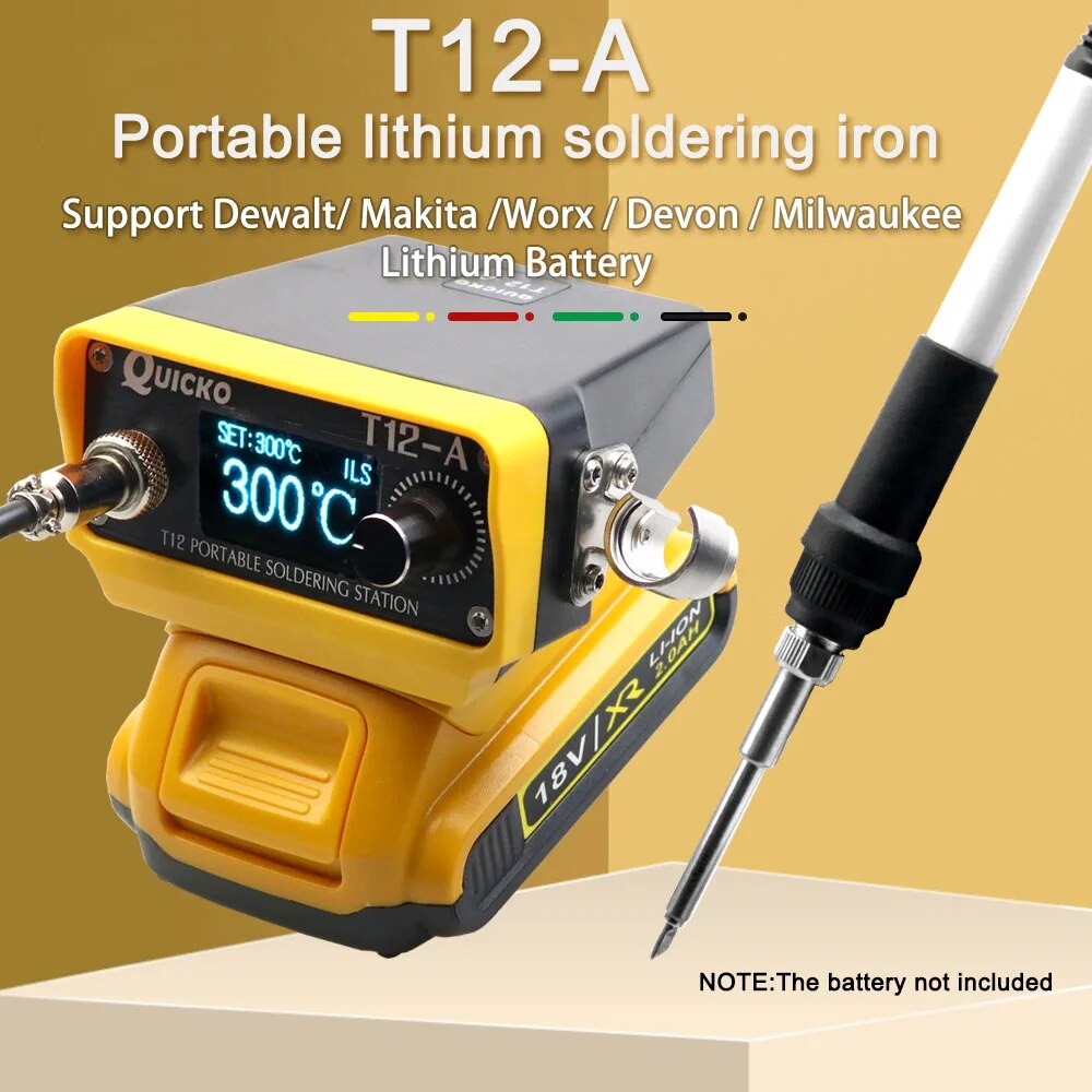 Milwaukee Drill M12 Fuel - 72W T12 Cordless Soldering Station Solder