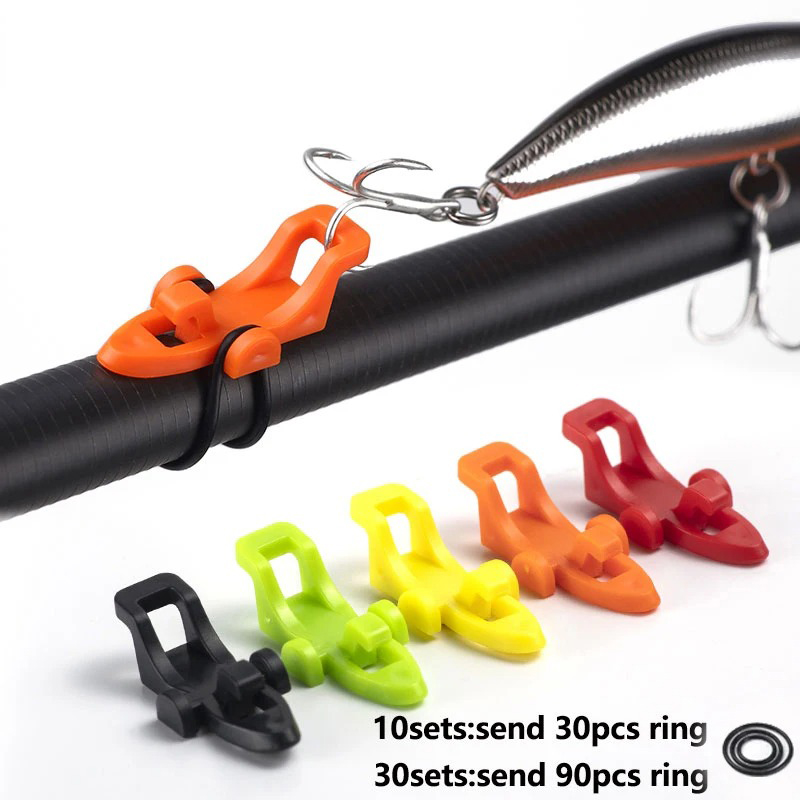 Furniture Hardware Jig - 10-30pcs Fishing Rod Pole Hook Keeper