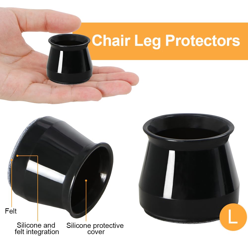 16 Pcs Chair Leg Floor Protect - Furniture Foot Pad ulasan dan harga