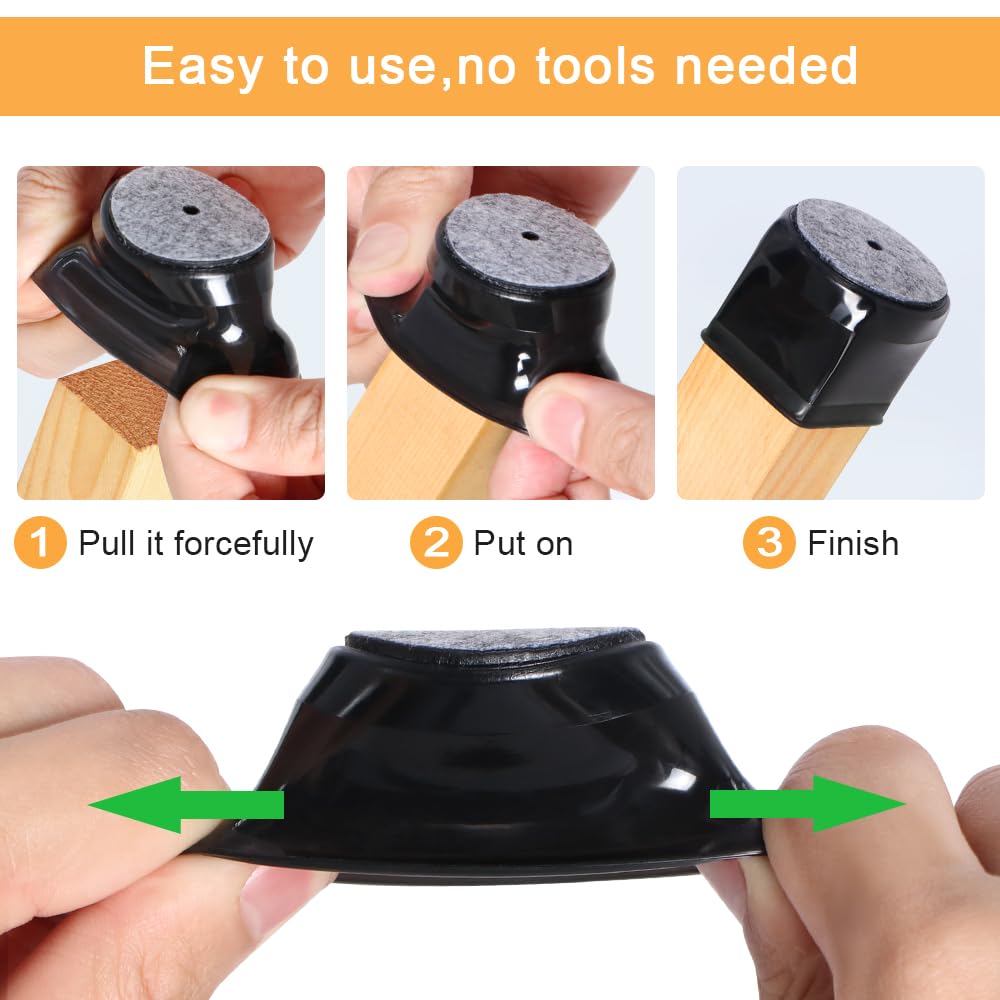 16 Pcs Chair Leg Floor Protect - Furniture Foot Pad ulasan dan harga
