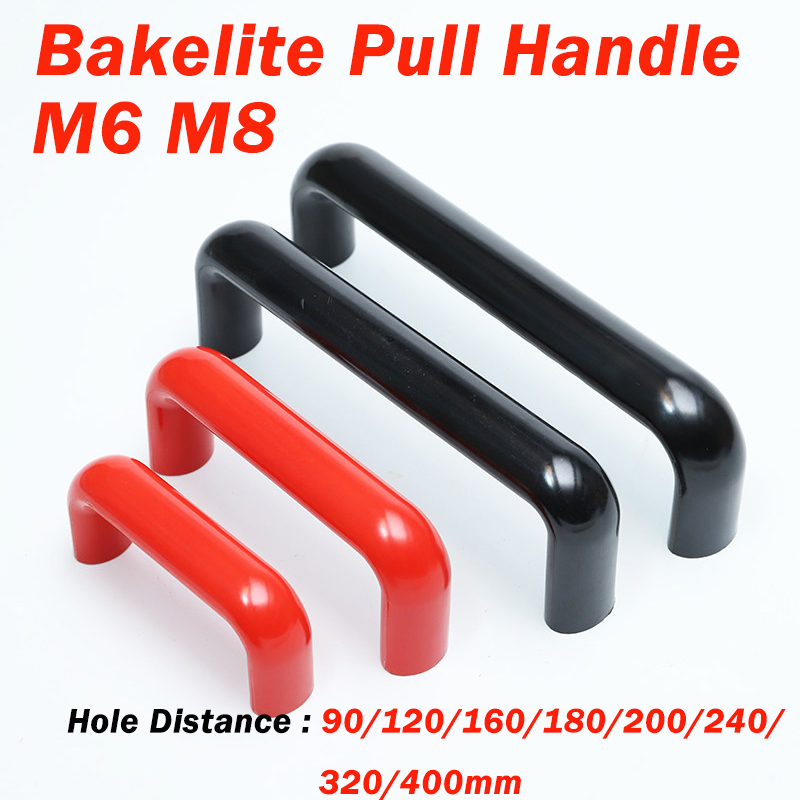 Red/Black Oval Bakelite Handle - Restoration Hardware Furniture Used ulasan dan harga