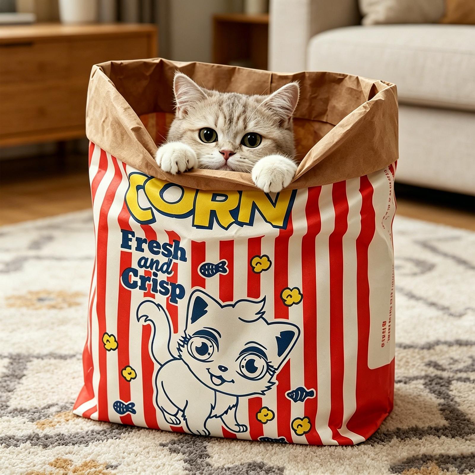Crinkle Cat Bag Foldable Inter - Furniture Hardware For Bed ulasan dan harga
