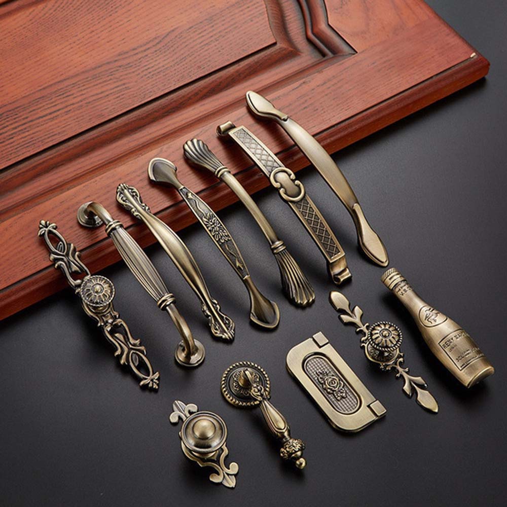 Vintage Bronze Wardrobe Dresse - Furniture Hardware Knobs ulasan dan harga