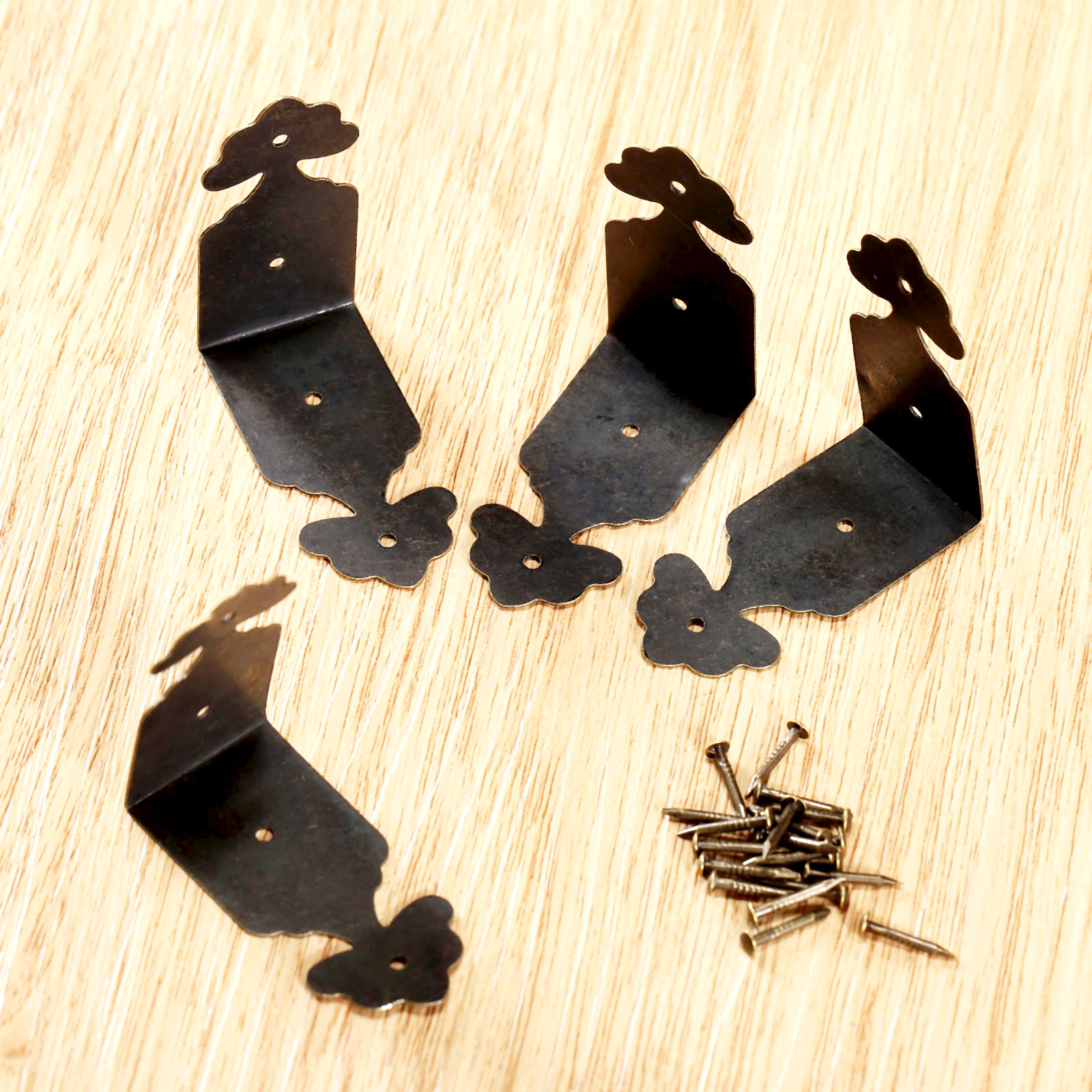 4pcs Decorative Corner Protect - Furniture Hardware Antique ulasan dan harga