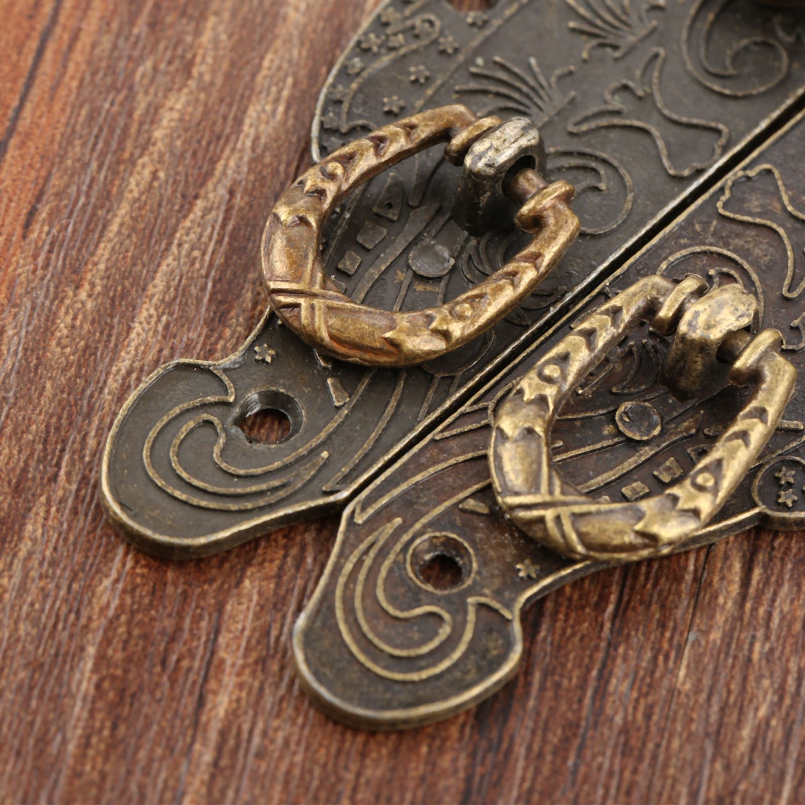 1PC Antique Box Latch Hasp Vin - Furniture Hardware Antique ulasan dan harga