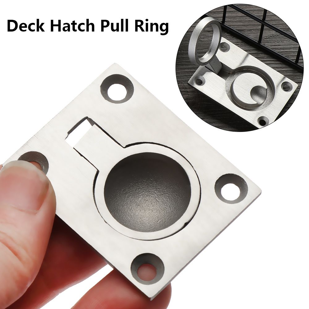 Stainless Steel Flush Pull Rin - Furniture Hardware Knobs ulasan dan harga