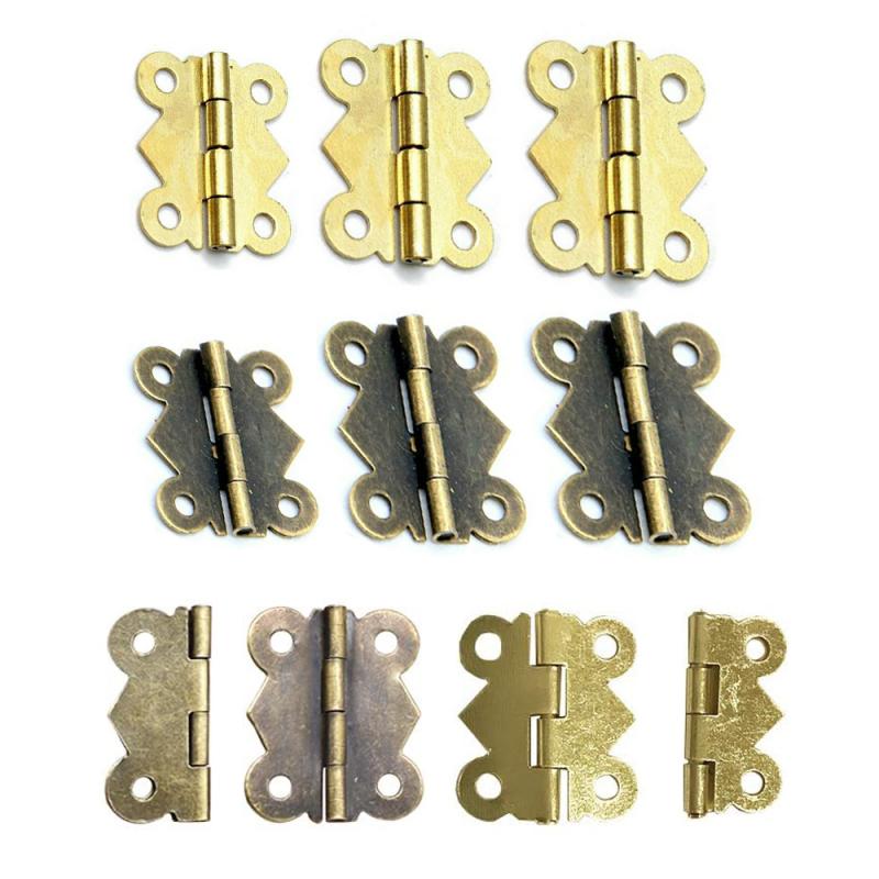 10/20pcs Hinge with Screw Butt - Furniture Hardware Antique ulasan dan harga