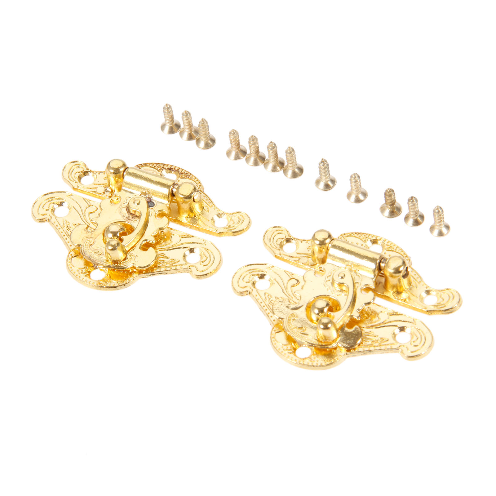 DRELD 2Pcs Antique Gold Box La - Furniture Hardware Antique ulasan dan harga