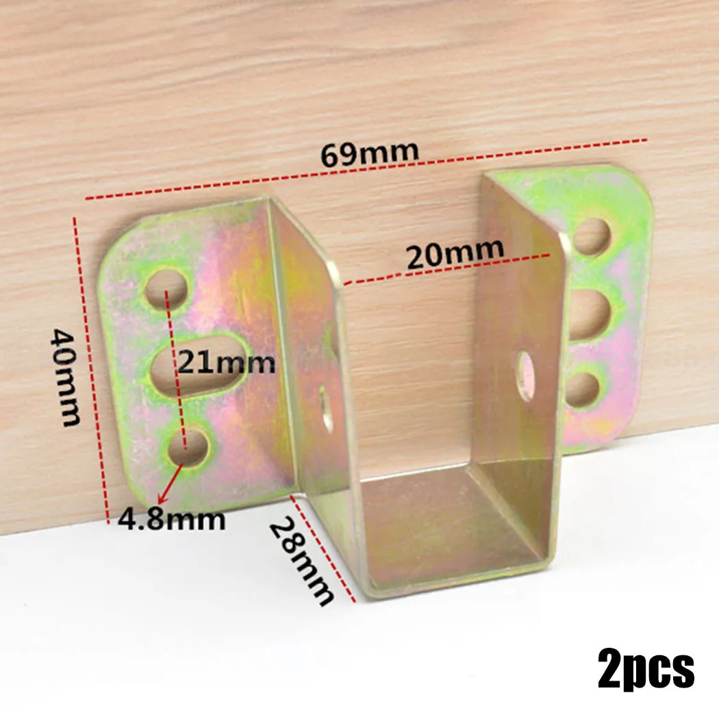 2pcs U Shaped Metal Bed Bracke - Furniture Hardware For Bed ulasan dan harga