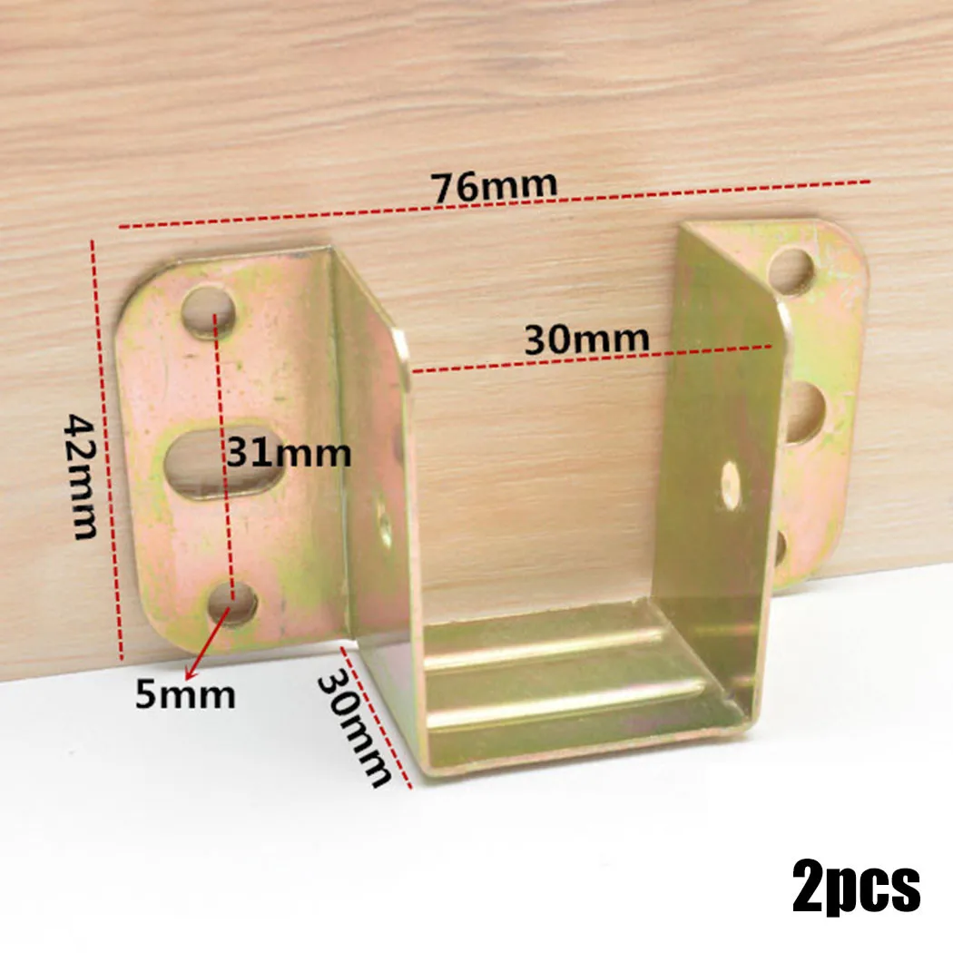 2pcs U Shaped Metal Bed Bracke - Furniture Hardware For Bed ulasan dan harga