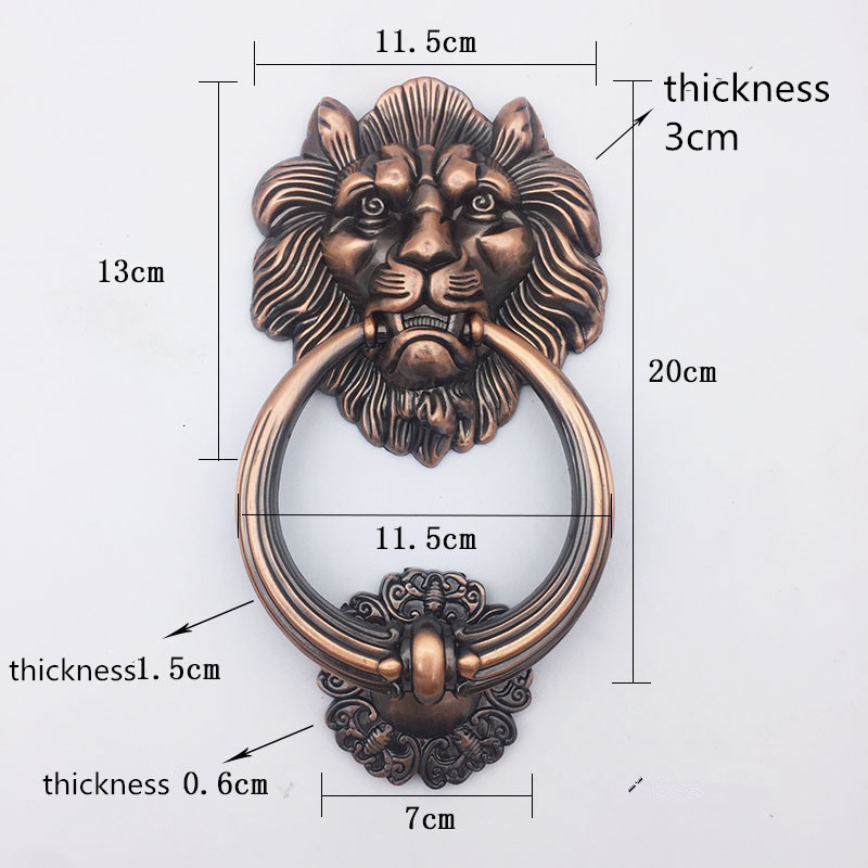 Antique Bronze Lion Head Handl - Furniture Hardware Antique ulasan dan harga