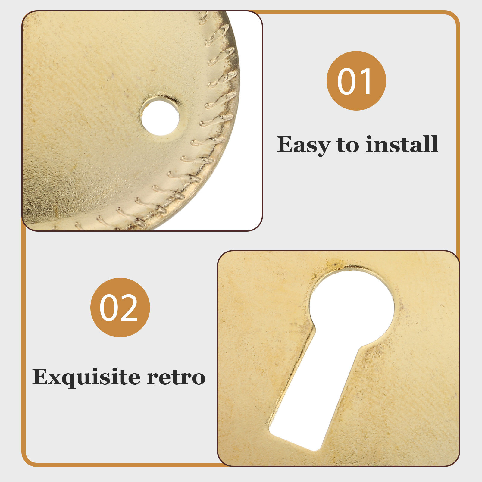 20Pcs Vintage Oval Keyhole Cov - Furniture Hardware Covers ulasan dan harga