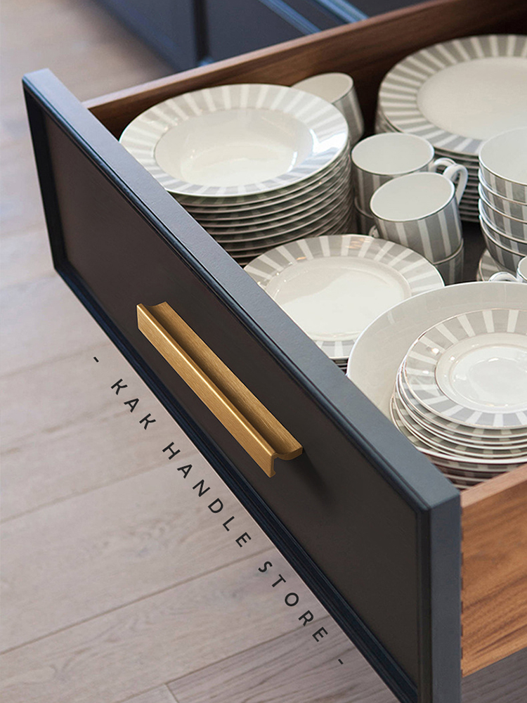 KAK Black Hidden Cabinet Handl - Restoration Hardware Furniture Used ulasan dan harga