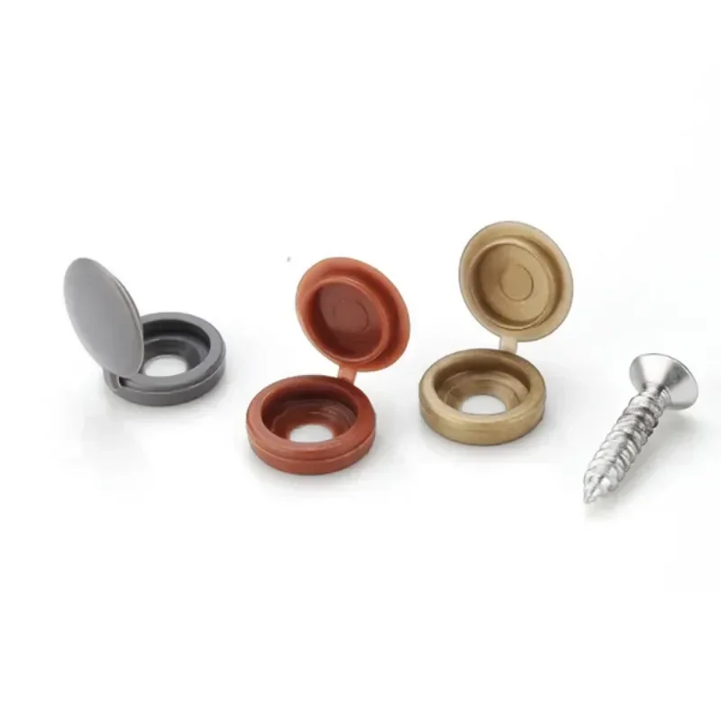 Hinged Plastic Screw Cap Cover - Furniture Hardware Covers ulasan dan harga