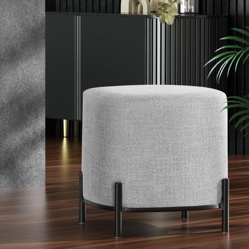 **/Ottoman, Round Footstool Lo - Furniture Foot Pad ulasan dan harga