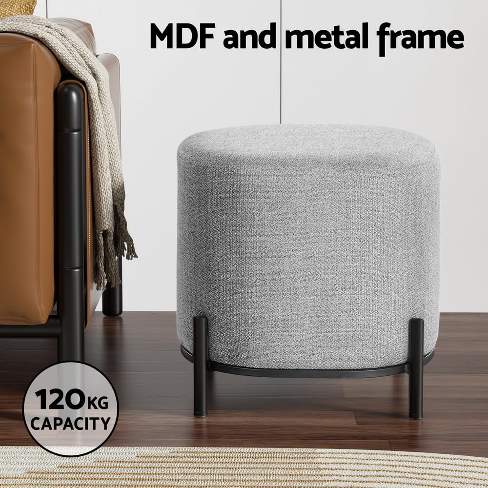 **/Ottoman, Round Footstool Lo - Furniture Foot Pad ulasan dan harga