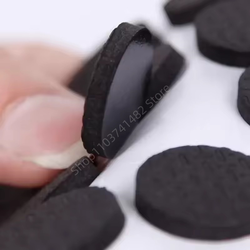 2-48Pc Self Adhesive Black Fur - Furniture Foot Pad ulasan dan harga