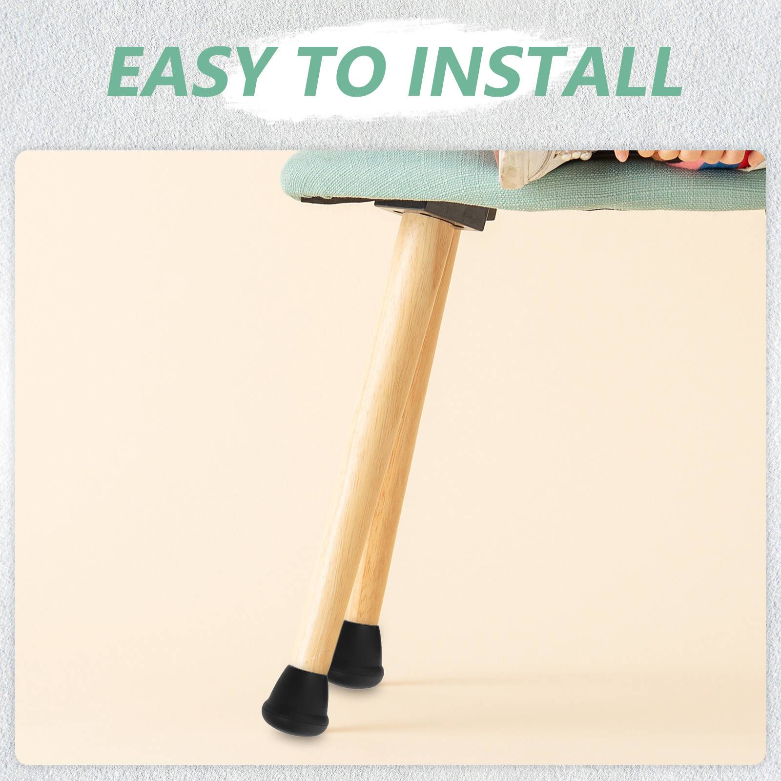 4Pcs Anti-Slip Chair Leg Prote - Furniture Foot Pad ulasan dan harga