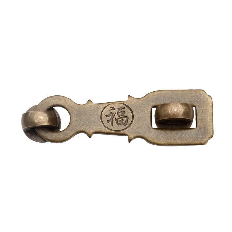 FU Furniture Door Brass Hasp C - Furniture Hardware Antique ulasan dan harga