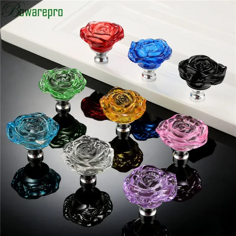 bowarepro 50MM Crystal Rose Gl - Furniture Hardware Knobs ulasan dan harga