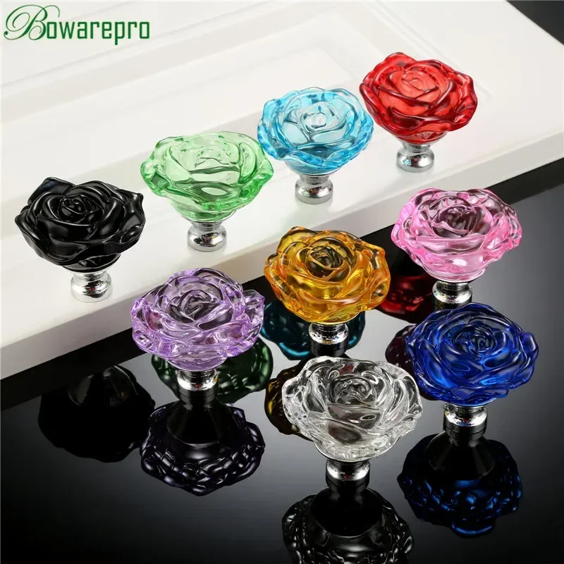 bowarepro 50MM Crystal Rose Gl - Furniture Hardware Knobs ulasan dan harga