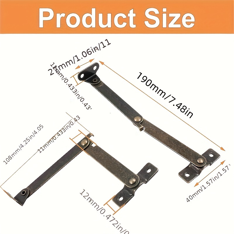 2-Pack Antique Bronze Folding  - Furniture Hardware Antique ulasan dan harga