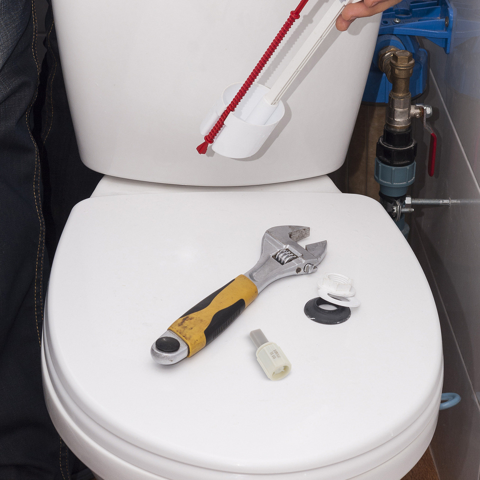 4Pcs White Plastic Toilet Seat - Soft Close Hinge ulasan dan harga