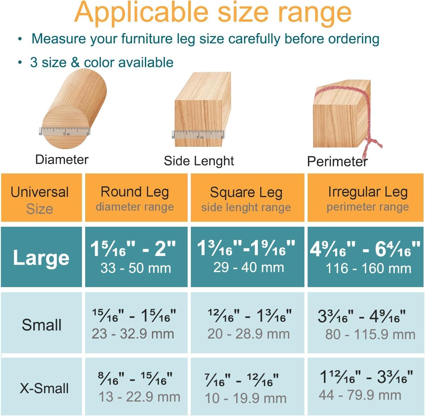 16 Pcs Chair Leg Floor Protect - Furniture Foot Pad ulasan dan harga