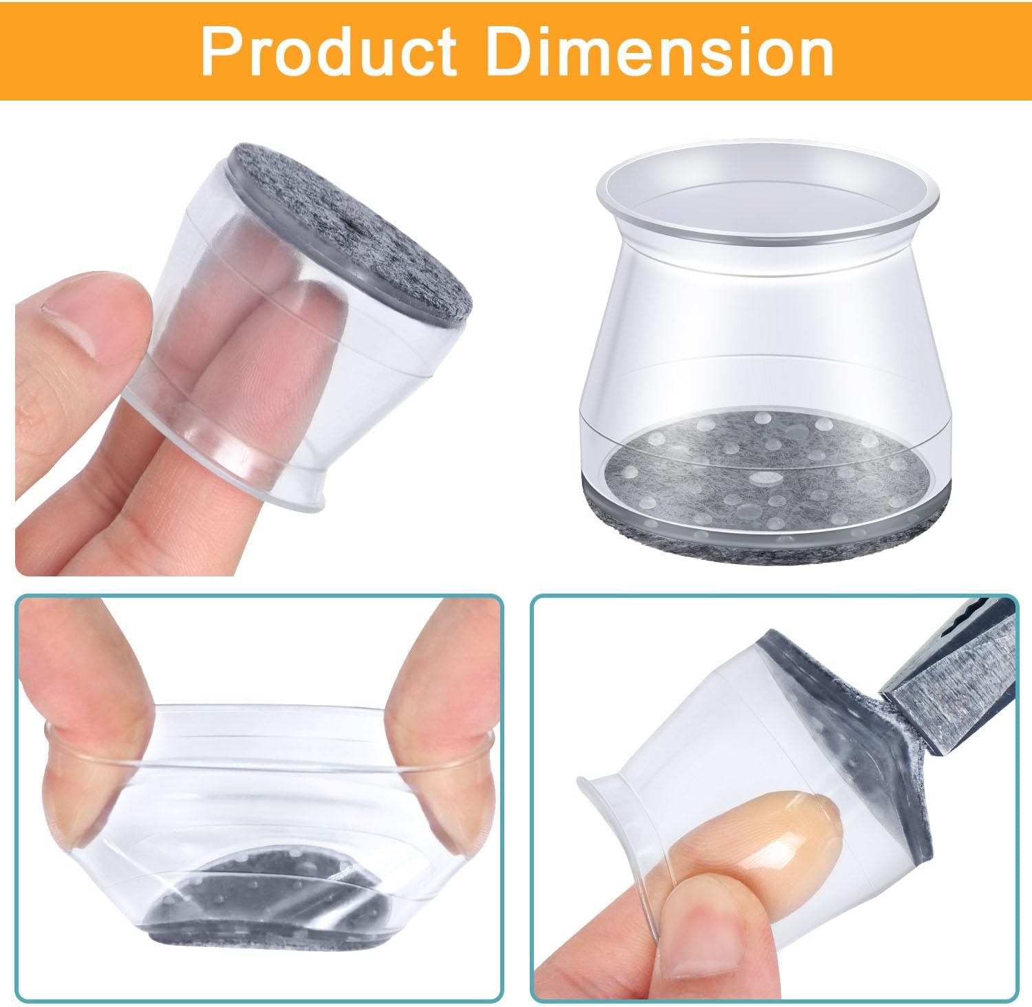 16 Pcs Chair Leg Floor Protect - Furniture Foot Pad ulasan dan harga
