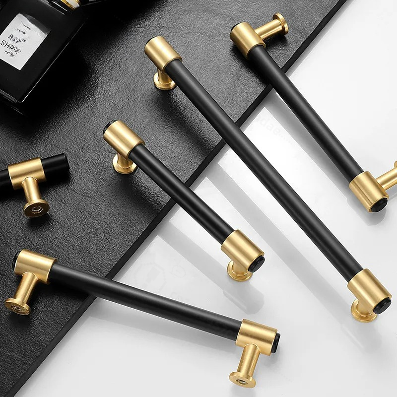 Modern Simple Nordic Black Gol - Furniture Hardware Wholesale ulasan dan harga