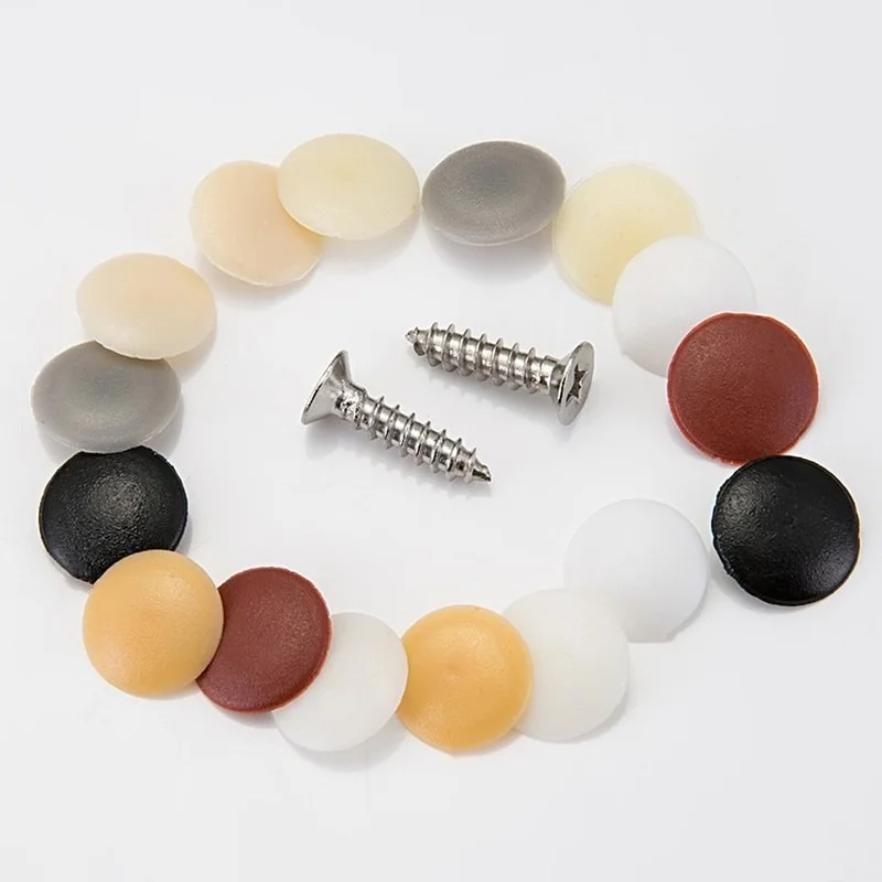 100 Pcs/bag Plastic Nuts Bolts - Furniture Hardware Covers ulasan dan harga