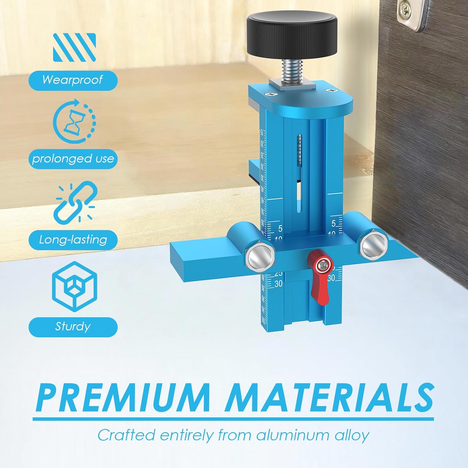 3 in 1 Cabinet Door Mounting J - Furniture Hardware Jig ulasan dan harga