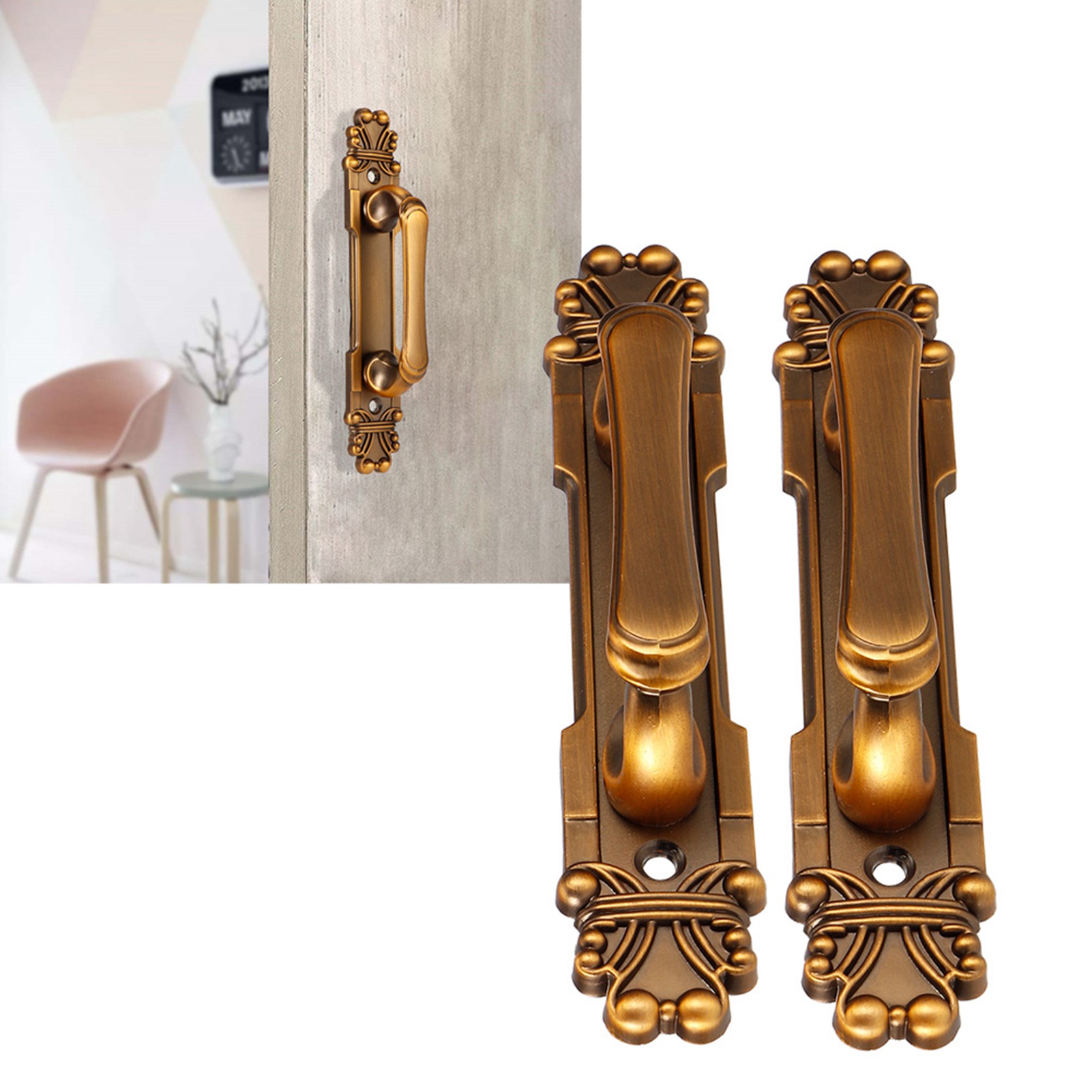 2Pcs/Set European Style Antiqu - Furniture Hardware Knobs ulasan dan harga