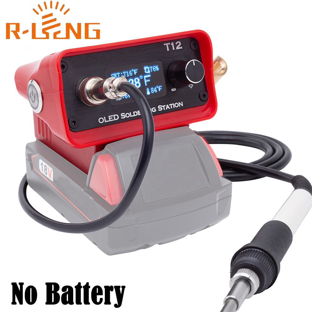 OLED T12 Soldering Iron Statio - Milwaukee Drill M12 Fuel ulasan dan harga