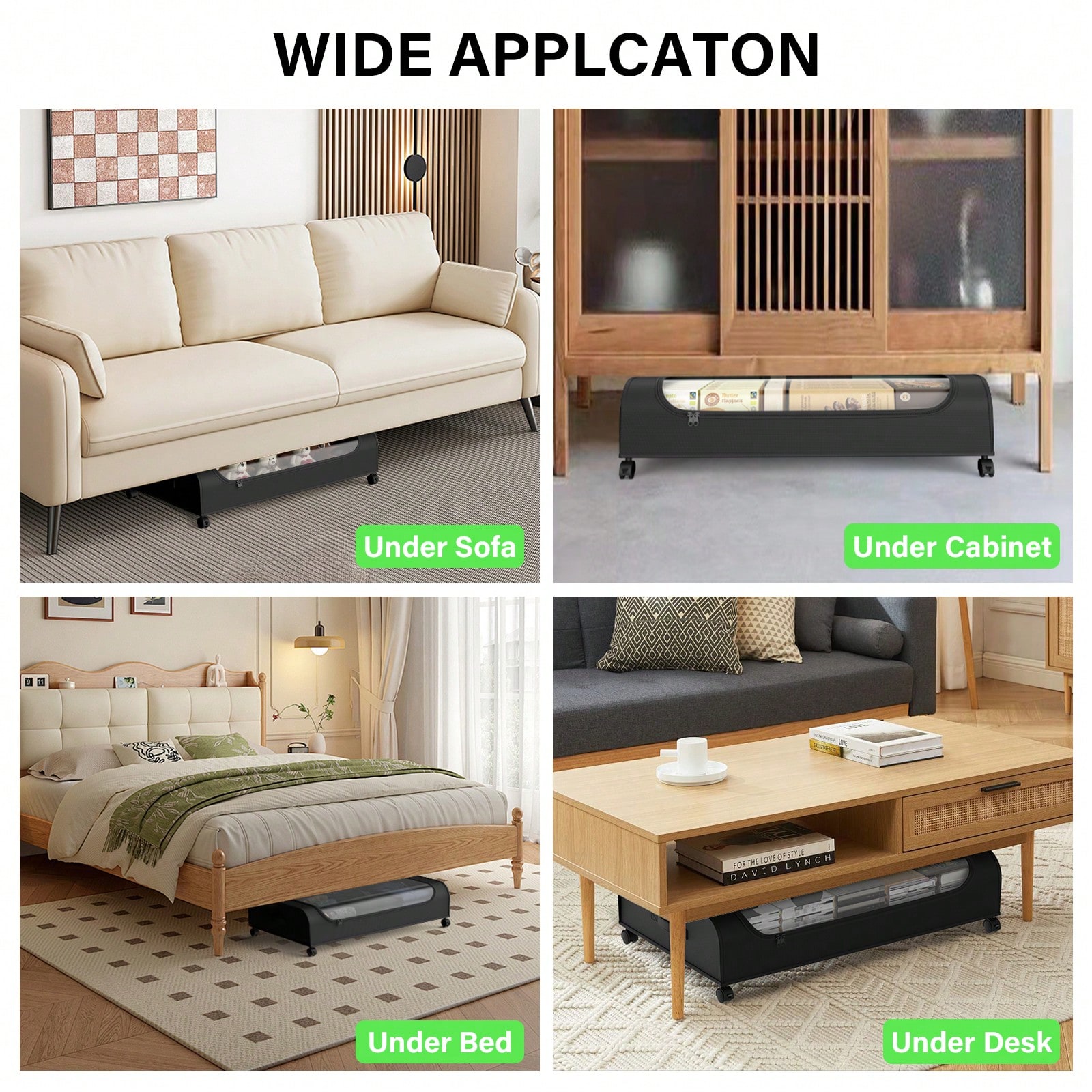 Underbed Storage Organizer Wit - Furniture Hardware For Bed ulasan dan harga