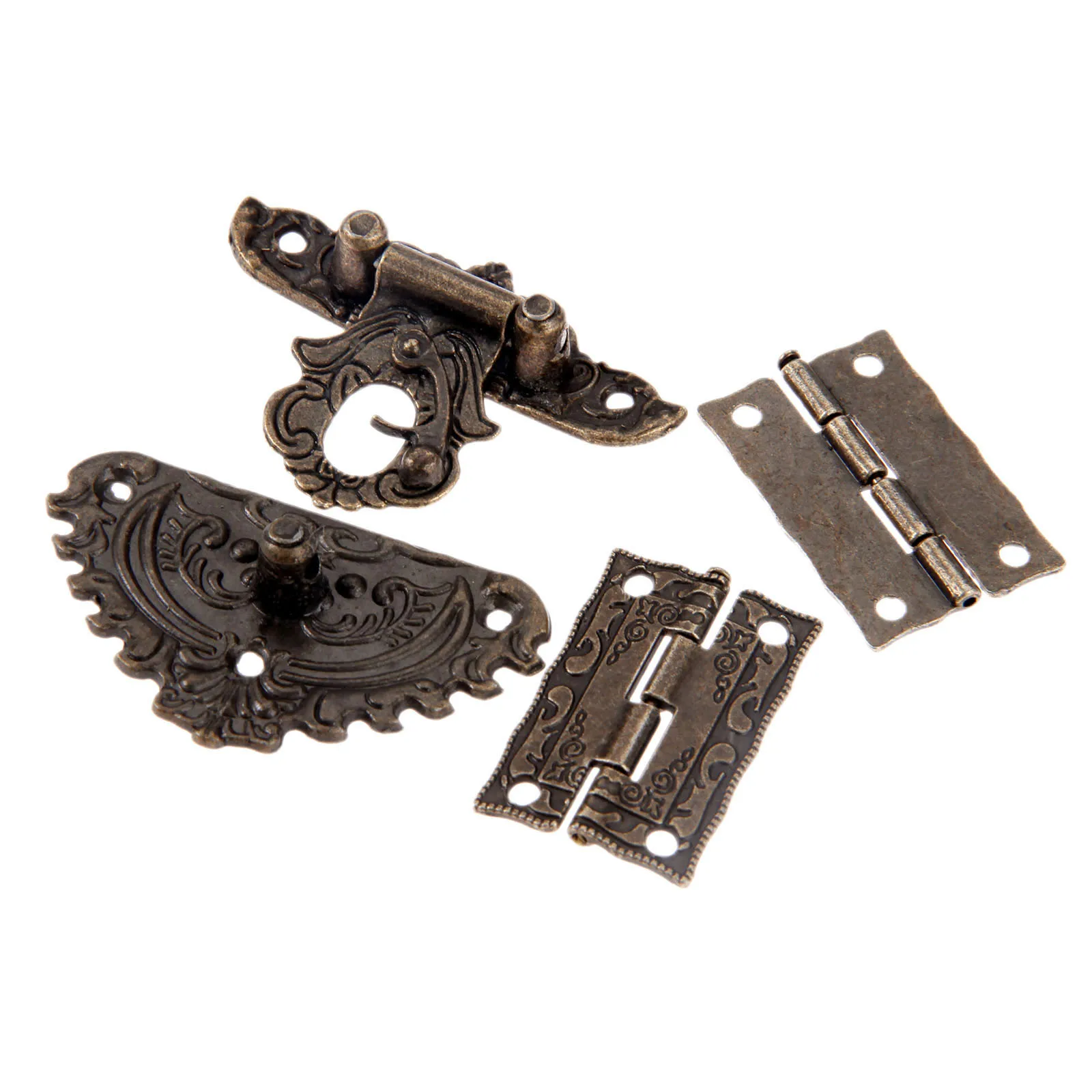 3pcs/set Antique Bronze Padloc - Furniture Hardware Antique ulasan dan harga