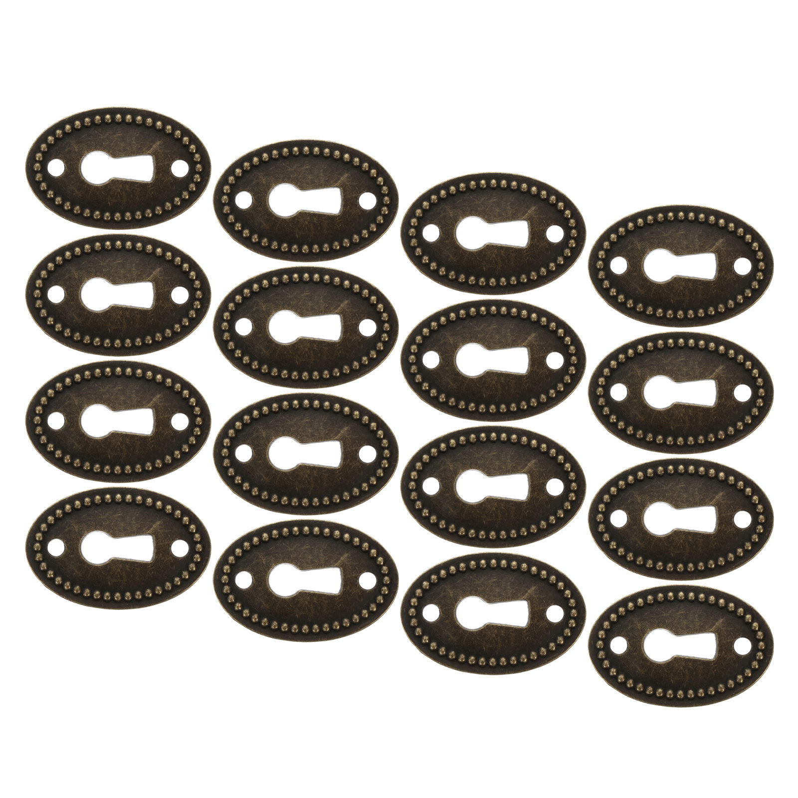 16Pcs Zinc Alloy Vintage Oval  - Furniture Hardware Covers ulasan dan harga
