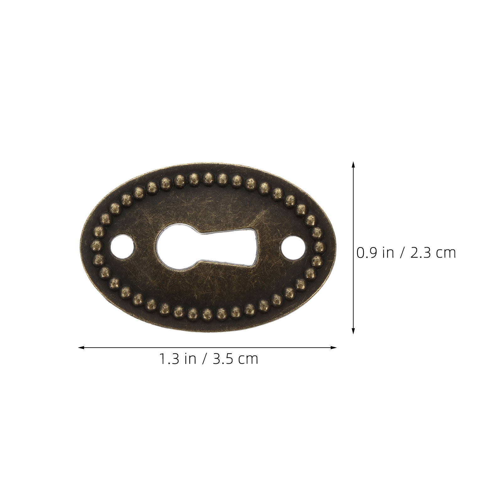 16Pcs Zinc Alloy Vintage Oval  - Furniture Hardware Covers ulasan dan harga