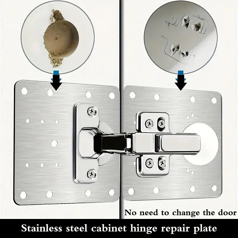 Cabinet Door Hinge Repair Plat - Furniture Hardware Repair ulasan dan harga