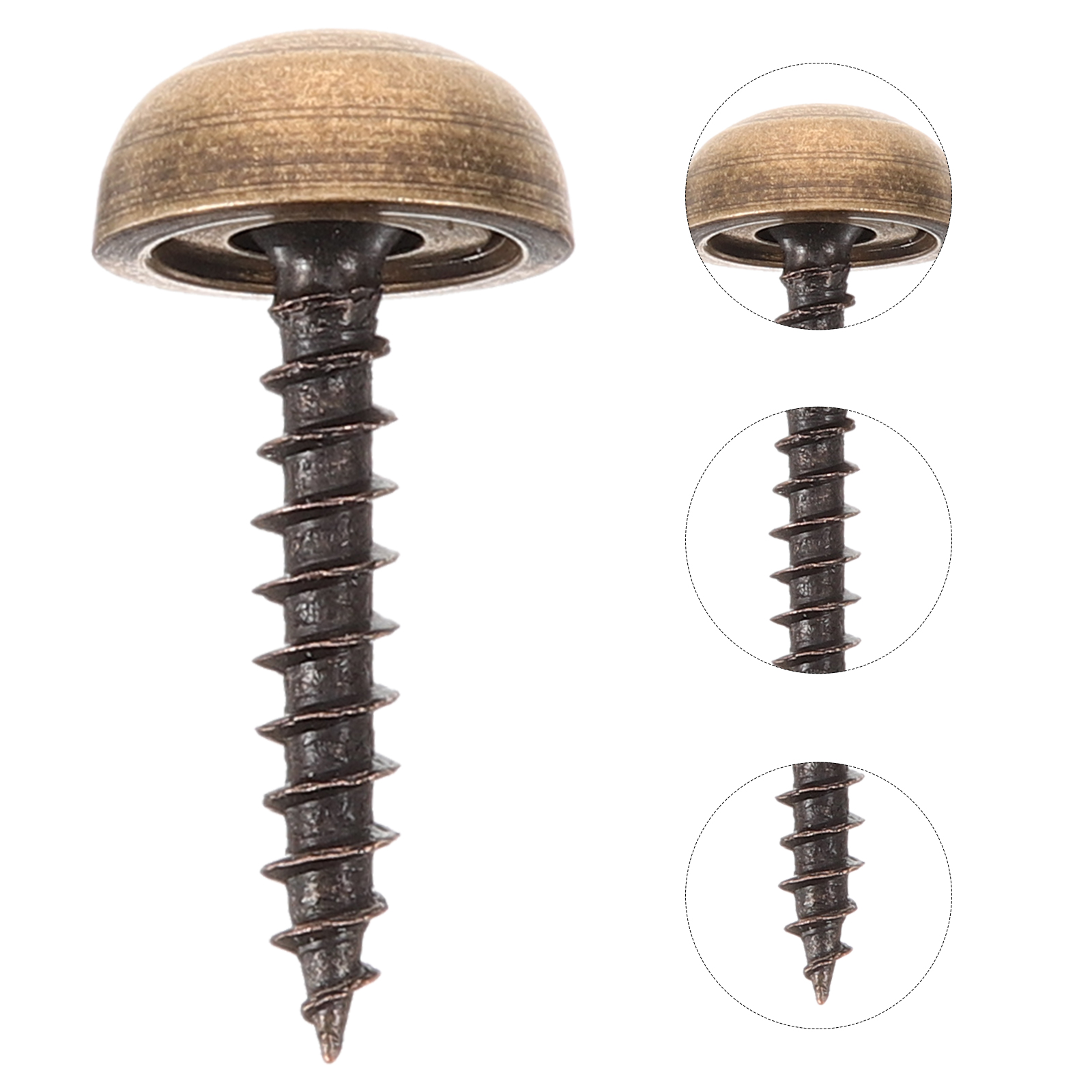8pcs 13mm Brass Brass Screws C - Furniture Hardware Covers ulasan dan harga